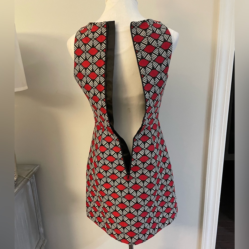 MILLY SLIM SHIFT DRESS POPPY SIZE 6 - Picture 11 of 15